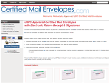 Tablet Screenshot of buycertifiedmailenvelopes.com